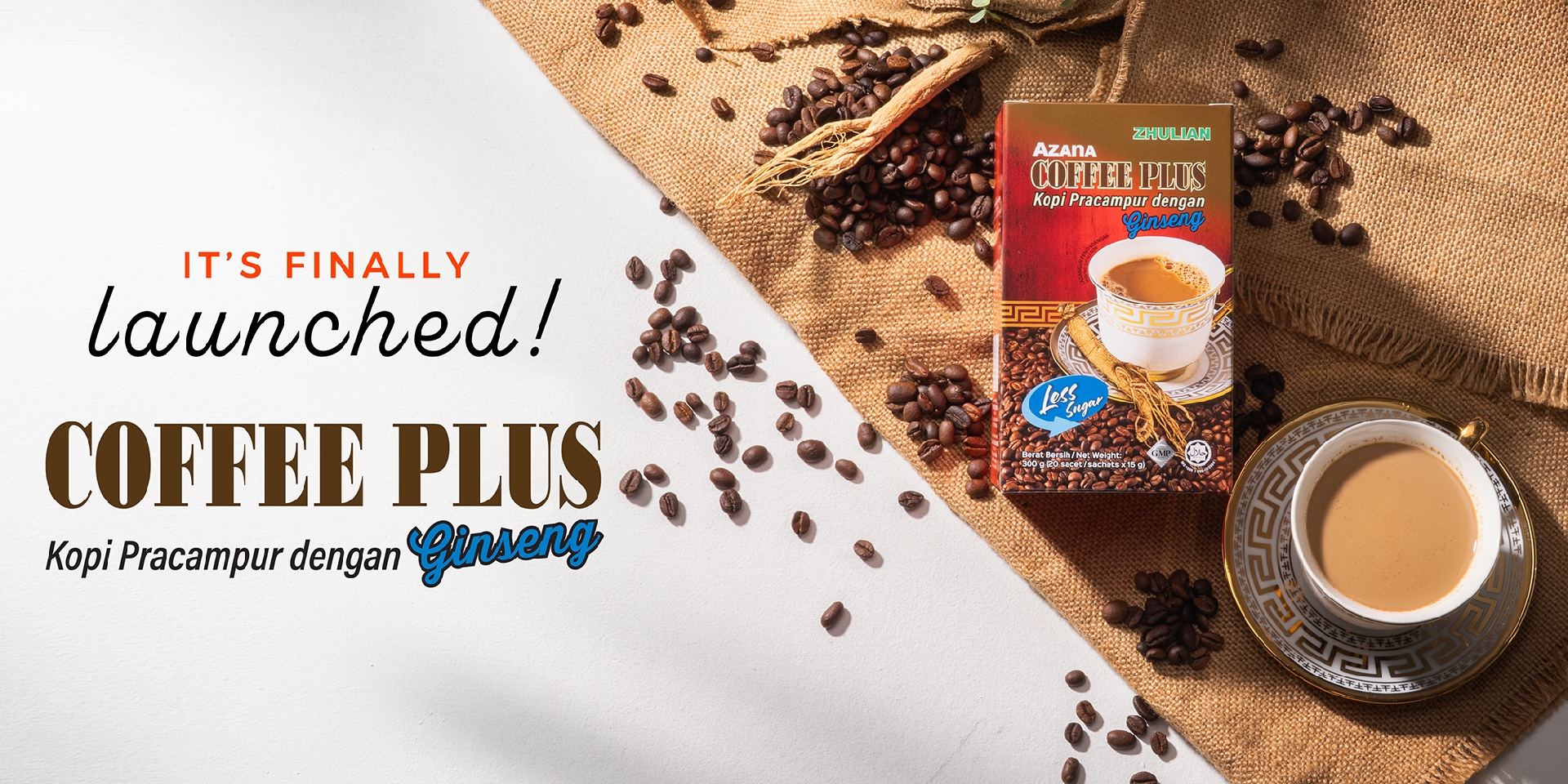 zana Coffee Plus Coffee Premix with Ginseng